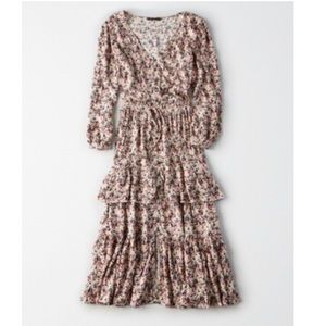 American Eagle “AE Tiered Midi” dress.
